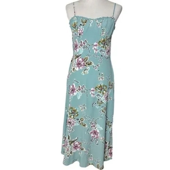 Women’s Floral Speechless Dress with Spaghetti Straps Size Large - Picture 1 of 4